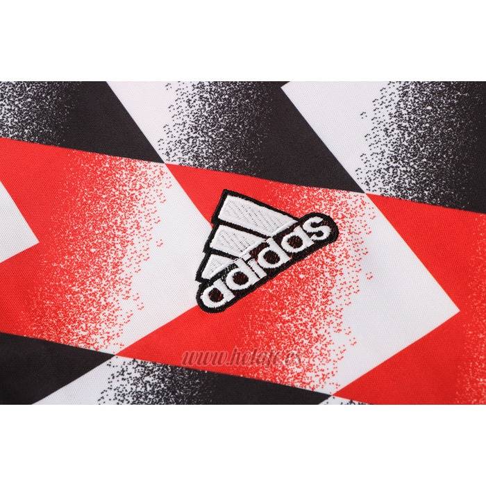 Chandal del Manchester United Manga Corta 2022-2023 Negro y Rojo